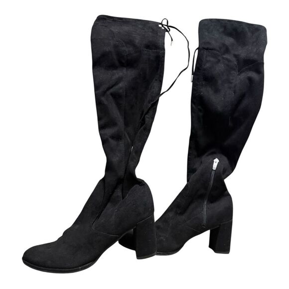 Marc Fisher Women's Vany Over-The-Knee High-Heel Boots Black Size 8.5 - Picture 5 of 7